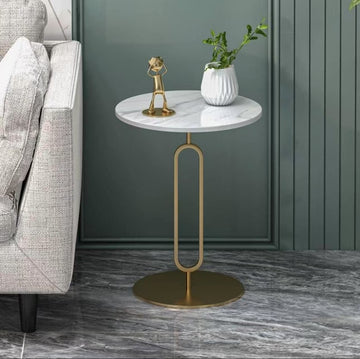 Marble Side Table; Corner Table; Bedside Table; Luxury Living Room Side Table: Small Round Table; Nordic Small Coffee Table;