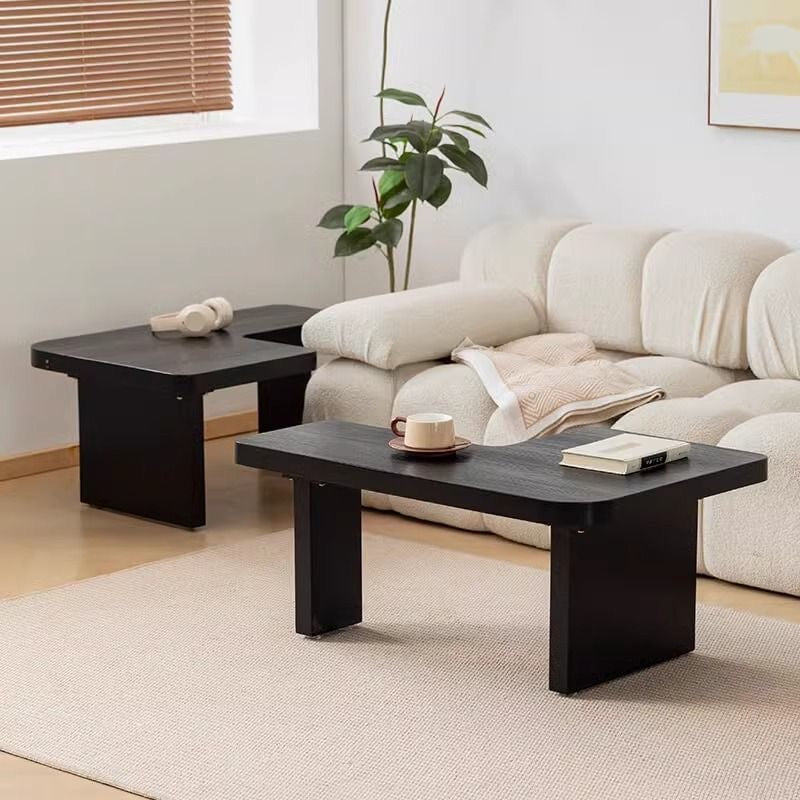 Solid Wood Coffee Table Set