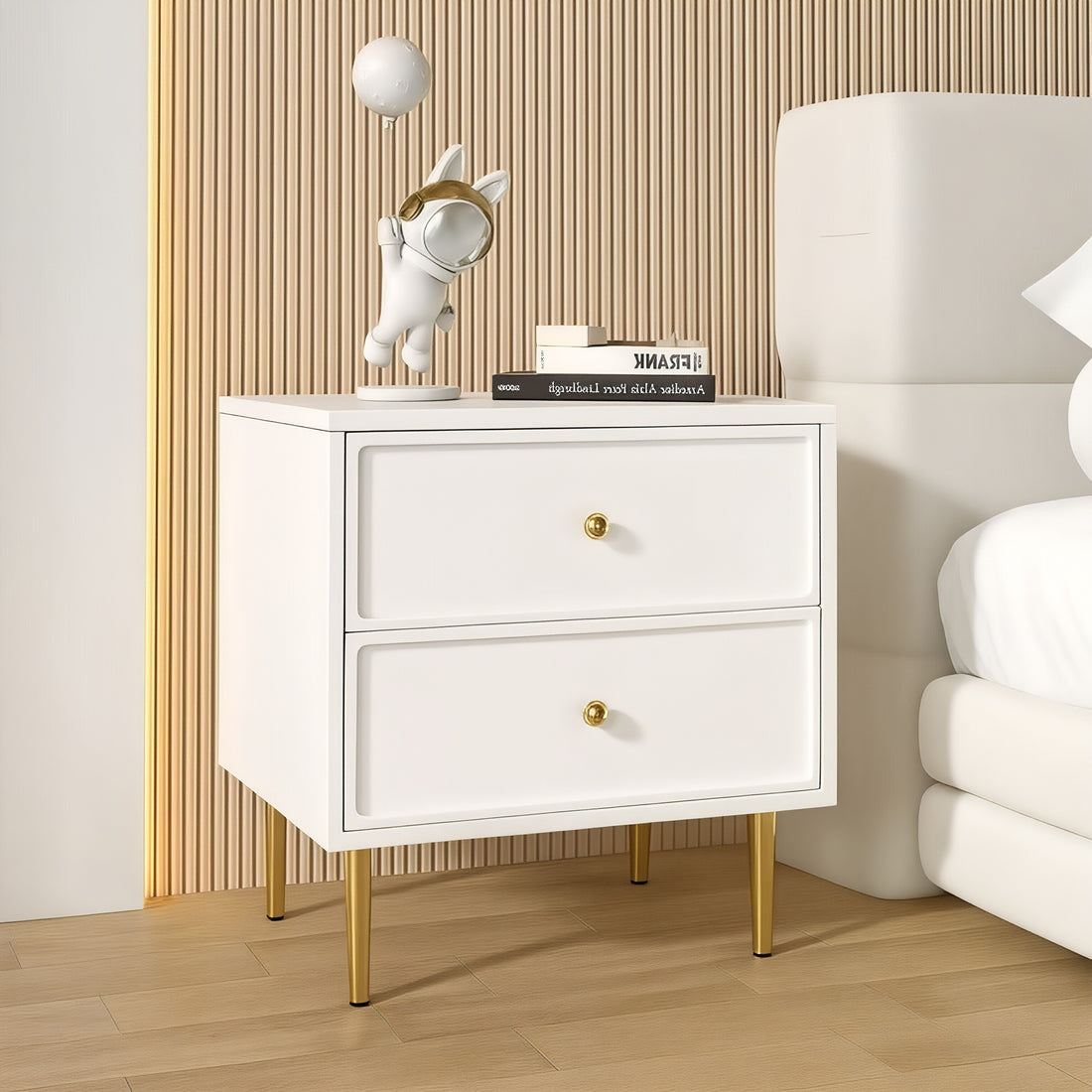 2-drawer Nightstand bedroom side table
